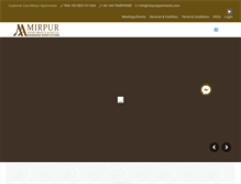 Tablet Screenshot of mirpurapartments.com